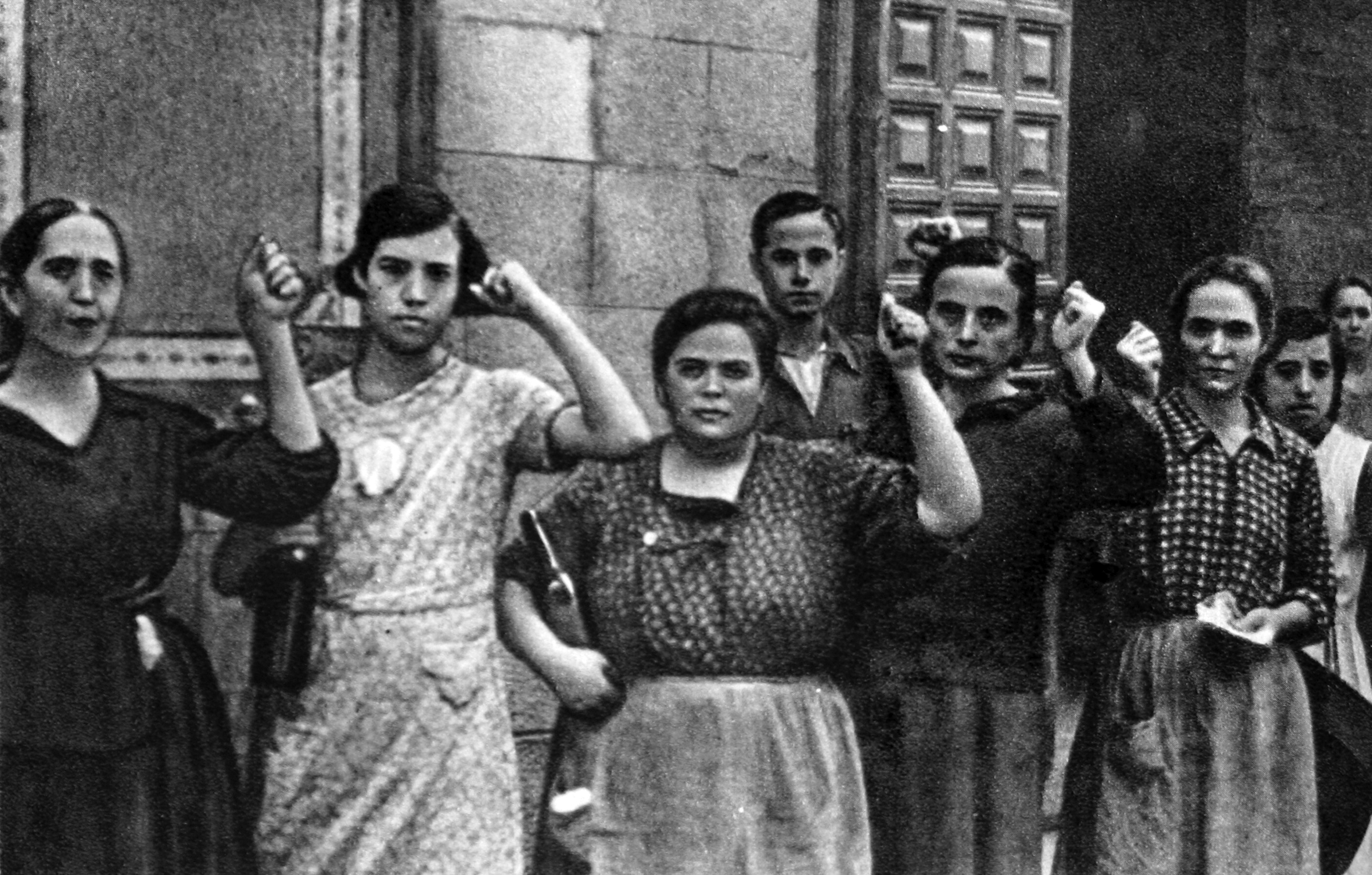 Frauen unterstützen die Volksfront, Spanien 1936
