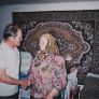 Besuch von Wilhelm Waibel in der Ukraine und Treffen mit einer ehemaligen Zwangsarbeiterin. Um 2000. © Privatarchiv Wilhelm Waibel