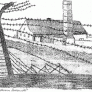 Dibujo de un alumno: crematorio en Buchenwald