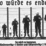 Nazi-Propaganda: "So würde es enden". Poster der Ausstellung "Das Wunder des Lebens" (1933), veröffentlicht in dem illustrierten Monatsmagazin "Volk und Rasse" im Oktober 1936. Der Untertiltel lautet: "So würde es enden. So wird es kommen, wenn Minderwertige 4 Kinder und Höherwertige 2 Kinder haben."