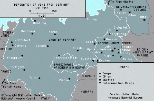 Deportación de los judíos de Alemania, 1941-1944